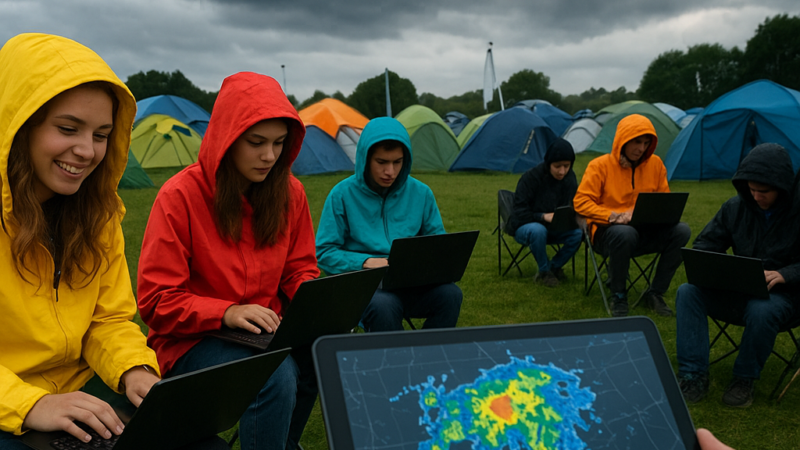 Din Ultimata Checklista för Outdoor-LAN och Festival: Förbered Dig med Regnkarta Estland och Smarta Hacks